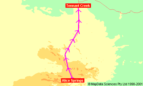 Alice Springs - Tennant Creek